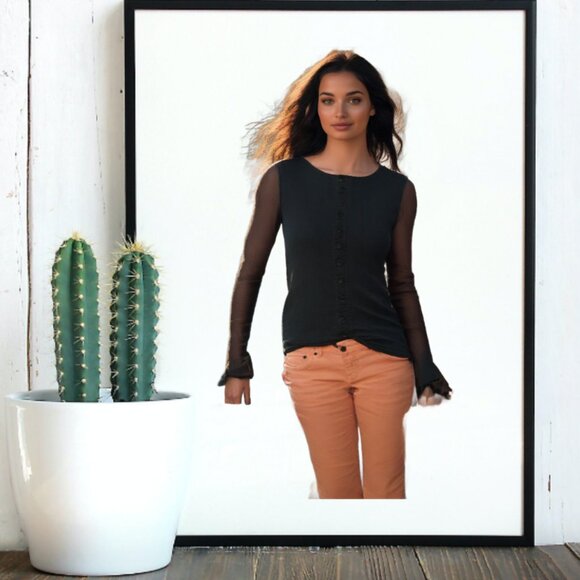 Free People Millennium Apricot Skinny Zipper Ankle Jeans, Size 26 (29/27) - Picture 3 of 10